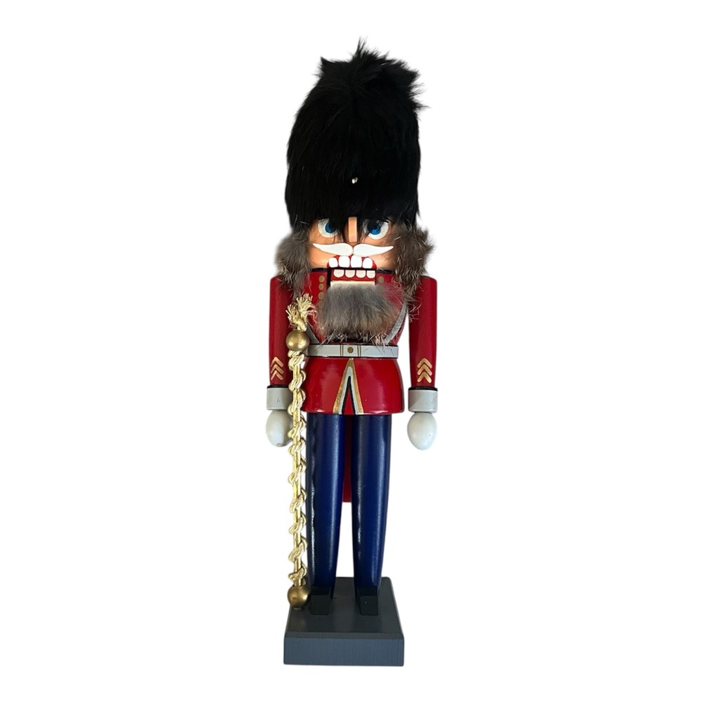 Nutcracker Vintage German- British KWO Tambourmajor - Drum Major 12 inch Rare